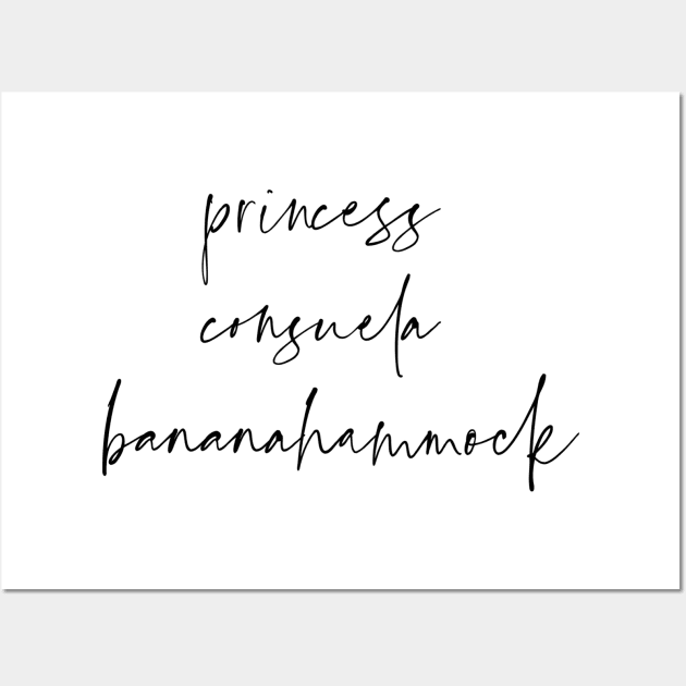 princess consuela bananahammock Wall Art by kennaplate